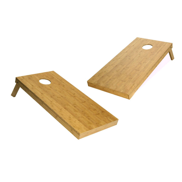 Premium Bamboo Cornhole Set