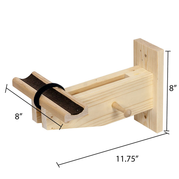 Premium Wood Wall Mount Bike Rack