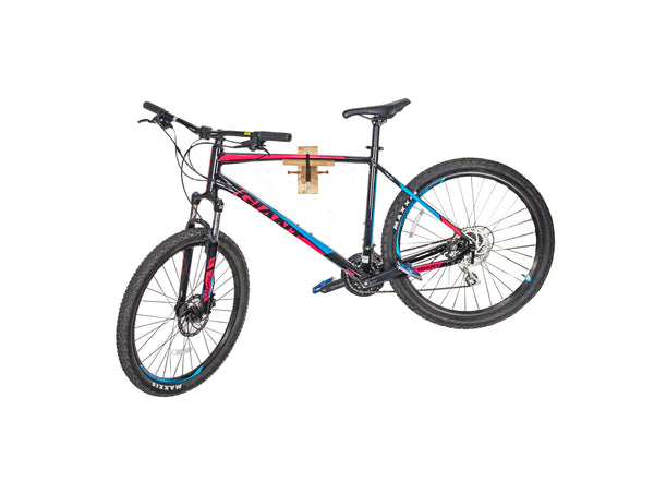 Premium Wood Wall Mount Bike Rack